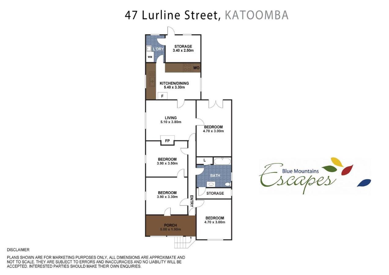 Kits Coty Villa Katoomba Eksteriør bilde